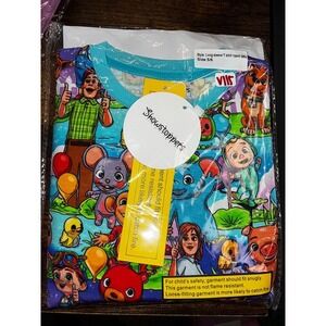V115. Showstoppers Cocomelon Long Sleeve 2pc‎ Set 5/6Y NIB